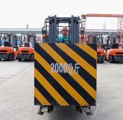 Lead Acid Battery Electric Forklift 2 Mast Stage 3000mm Lifting Height