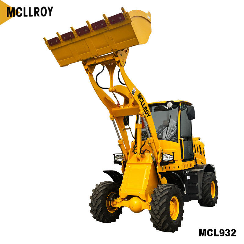58kw Articulated Front Loader , Shovel Wheel Loader 3200mm Dump