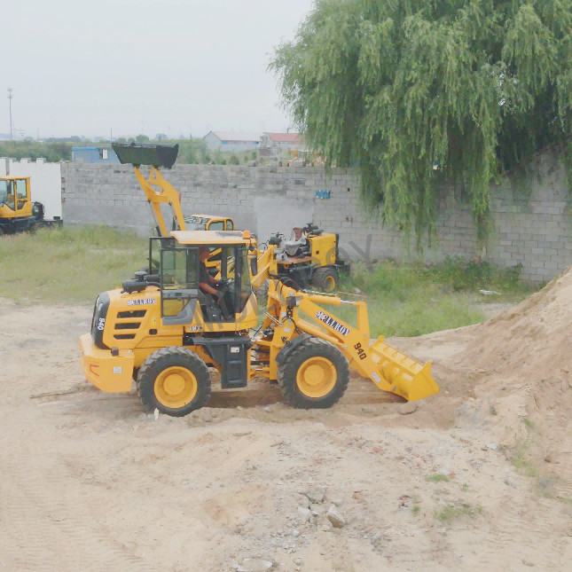 3500MM Compact Articulated Wheel Loader Cycle Time Less Than 7s Front End Shovel Loader