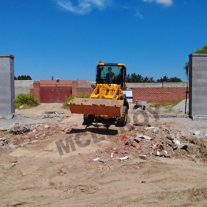 Articulated Front End 1.5 To Wheel Loader 42 KW Engine Power