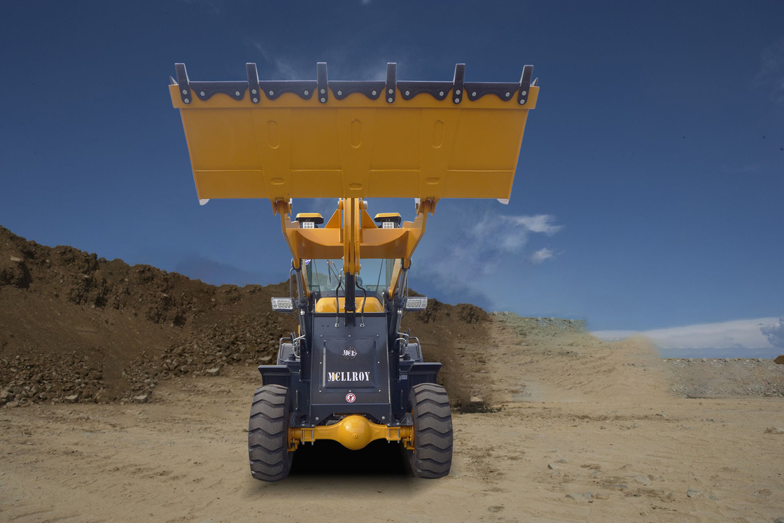 1.0m3 Bucket Construction Wheel Loader 1500-2000kg Load Capacity