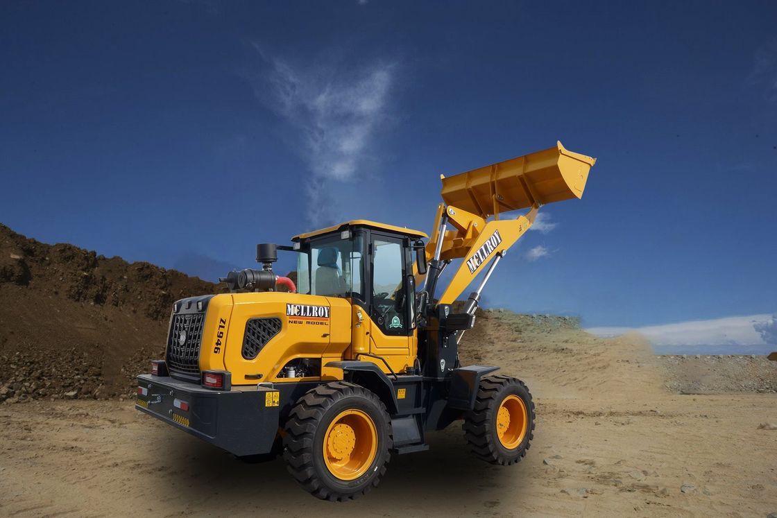 ISO Compact Wheel Loader 2200-2500Kg 24kRPM 1.4m3 Bucket Capacity