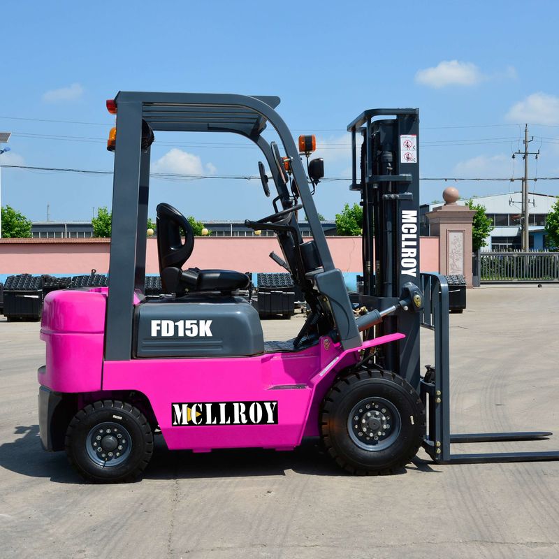 Compact Diesel Counterweight Forklift FD15 Comfortable Operation Easy Maintenance
