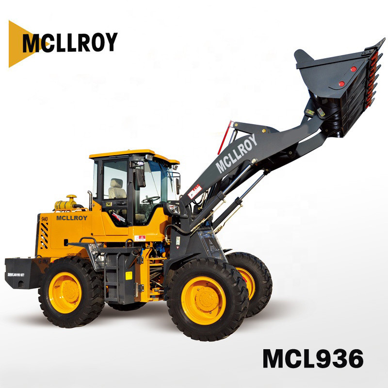 65kw Mini Shovel Wheel Loader Machine With 1.1m3 Bucket Capacity