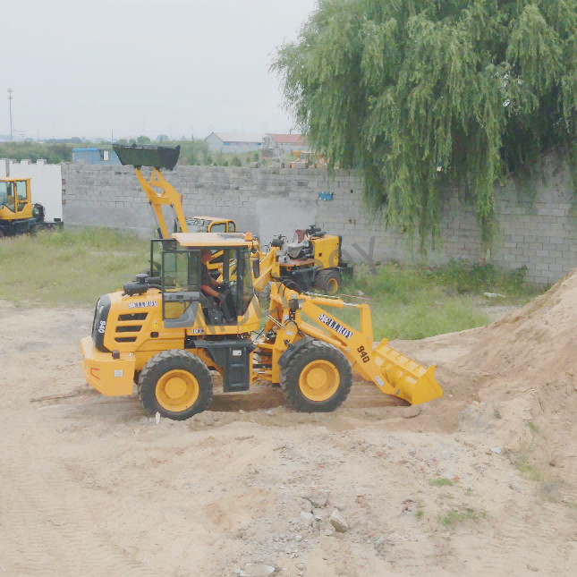 3500MM Compact Articulated Wheel Loader Cycle Time Less Than 7s Front End Shovel Loader