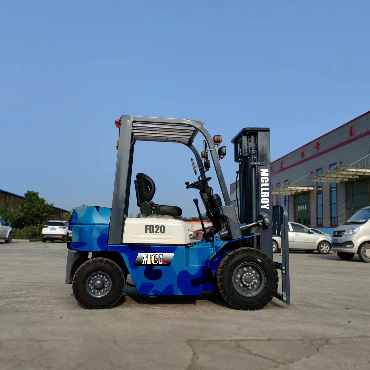 Ergonom IC Diesel Forklift Truck Max.Travel Speed Full Loading 19 Km/H