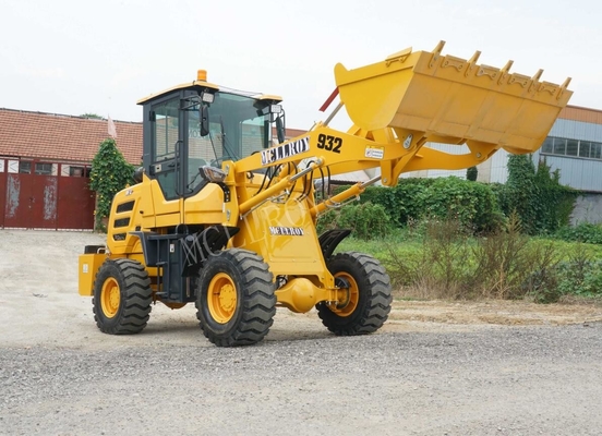Cargador de la rueda de la construcción del peso de funcionamiento de 3670 kilogramos, cargador de pala del freno del freno de disco
