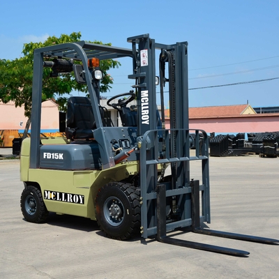 6° Camioneta elevadora con inclinación de mástil con motor diésel FD15 1220 mm Tamaño de horquilla