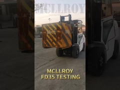 Peso de trabajo del montacargas de contrapeso 3500 kg 3,5 toneladas FD35
