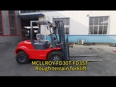 Muestra de carretillas elevadoras de terreno accidentado MCLLROY FD30T FD35T